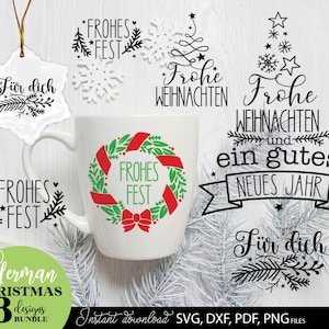 Plotterdatei Weihnachten Weihnachten Plotterdatei Weihnachten Frohe Weihnachten Bundle Weihnachten Neus Jahr Ornamente