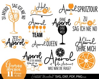 German Aperol svg png Bundle - Holy Aperoli svg - Aperol Spritztour svg - Cricut Silhouette Studio Plotterdatei SVG - Aperol Shirt svg png