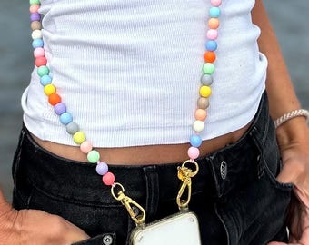 Handykette ohne Hülle, Acrylkette für Handyhülle, Geschenkidee