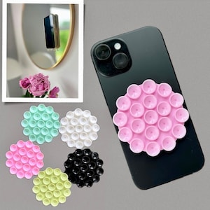 Supporto Per Telefono A Ventosa In Silicone - Per Specchio, Finestrino Auto O Superfici Lisce, Con 19 Ventose - Foto 6