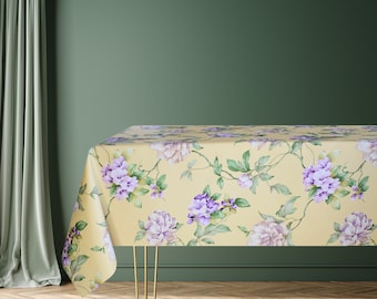 キャスキッドソン ミモザフラワー テーブルクロス：ハンドメイドの花柄