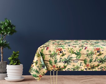 Jungle tablecloth/Tablecloth for 6 people/Tablecloth for 12 people/Tablecloth for 18 people/Custom-made tablecloths