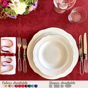Waterproof tablecloth rectangle/Custom tablecloth square/Round tablecloth/Oval tablecloth in different sizes and colors/Outdoor tablecloth