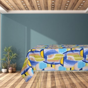 Waterproof tablecloth oval round square rectangle/Outdoor tablecloth available in different colors and sizes/Purple waterproof tablecloth