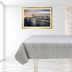 Premium Polycotton Tischdecke – Maßgeschneidert | Rund, Rechteckig, Quadratisch, Oval | Hochwertiger Polycotton Stoff | Made in Italy