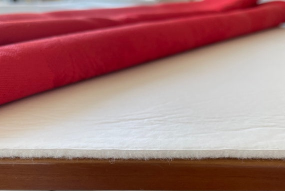 White Cushioned Table Protector Pad