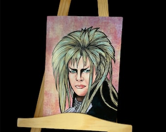 Bowie Jareth Labyrinth Film Grußkarte