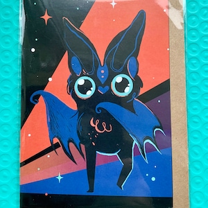 Batsquatch Anniversaire/Merci/Cartes de voeux Cryptid Disco