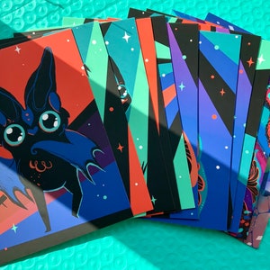 Conjunto de cartão postal Cryptid disco!
