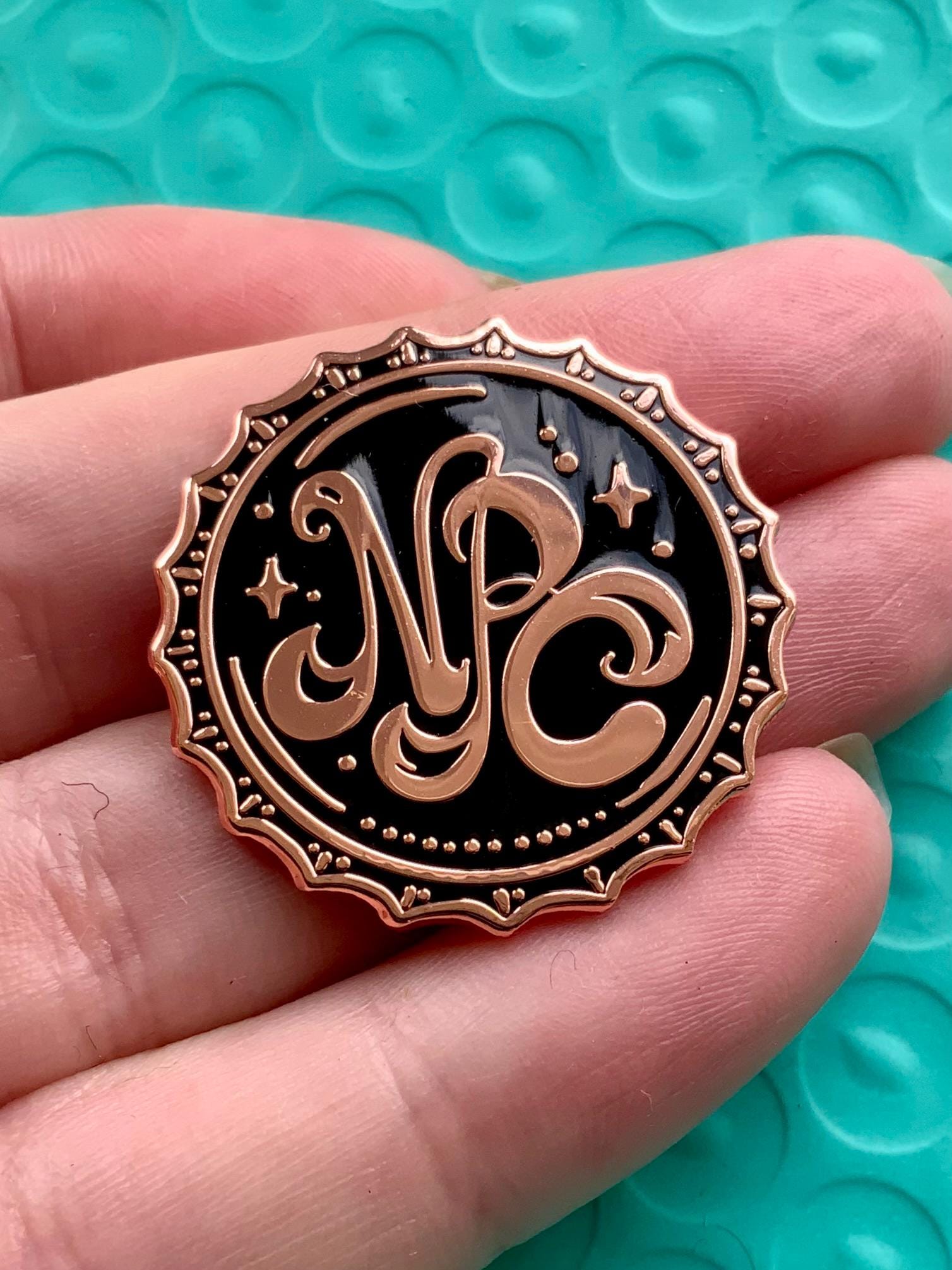 NPC Copper Pin Bottlecap Subtle Fallout Pin 1.2 Inch - Etsy