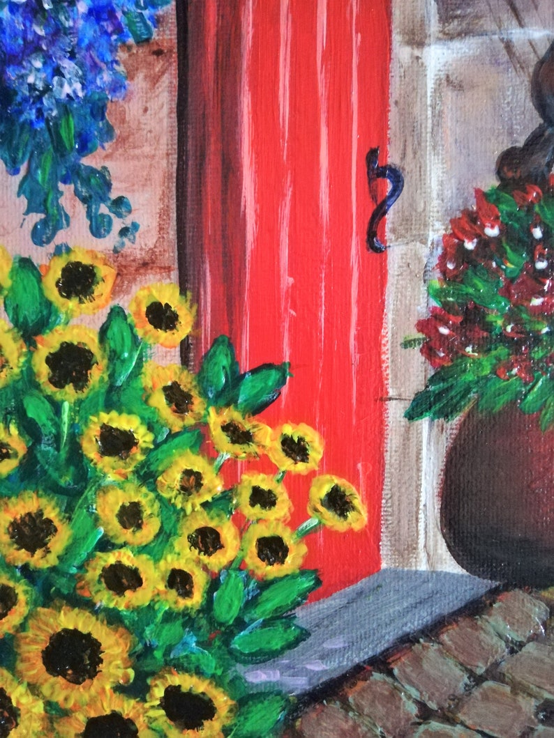 Coast of Italy Painting Wall Acrylic Paintings Amalfi Coast. Etsy