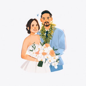 Paar Zeichnung, individuelle Zeichnung, individuelle Familie, digitales Porträt, Familien Illustration, Paar Porträt, individuelles Porträt, Jubiläumsgeschenk