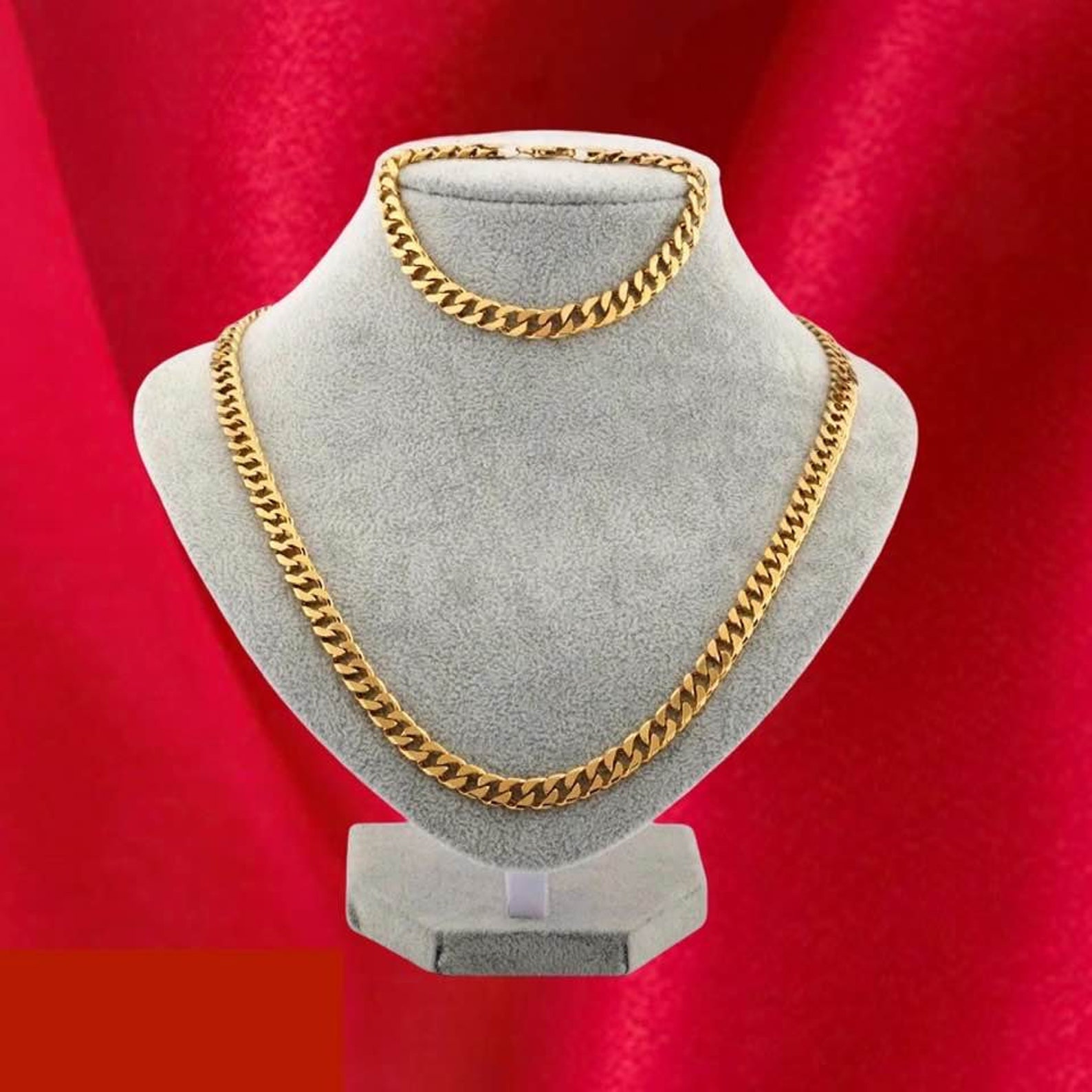 24K Gold Chain for Men Men's Gold Chain Chain for