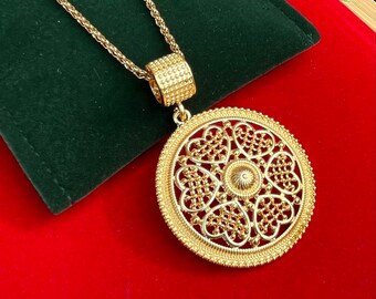 24k Gold Necklace - Etsy