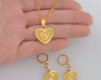 Gold Plated Jewelry Set Rhinestone Flower Necklace Earrings Jewelry Set FEH Gold Plated Jewelry Set Rhinestone Flower Necklace Earrings Jewelry Set FEH