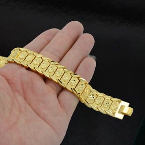 Men's Gold Bracelet Yellow Gold Men's 