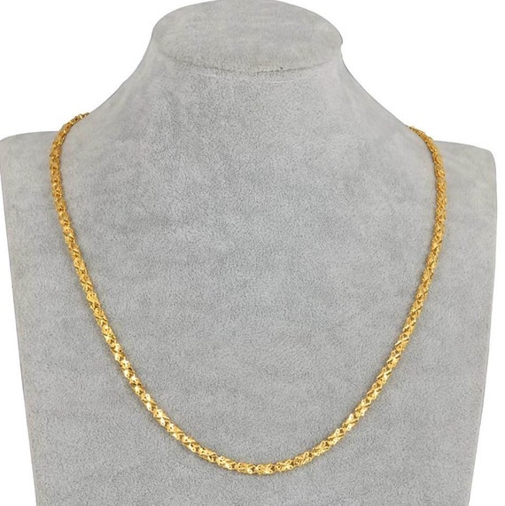 Molester Faeröer strand Gouden ketting 24K Gold Filled Chain Gif voor haar - Etsy Nederland