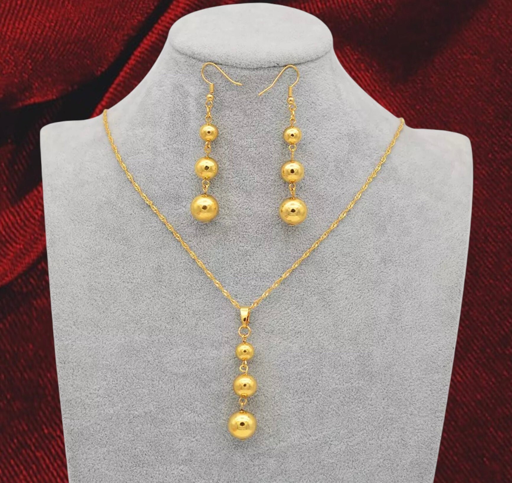 Gold Jewelry Set Gold Jewelry Set for 