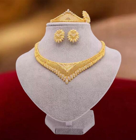 Activo salir Sin alterar Juego de joyas de oro para mujer juegos de joyas de oro de 24 - Etsy México Activo salir Sin alterar Juego de joyas de oro para mujer juegos de joyas de oro de 24 - Etsy México