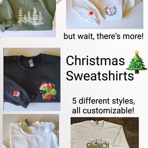 Checkered Christmas Crewneck main image 1