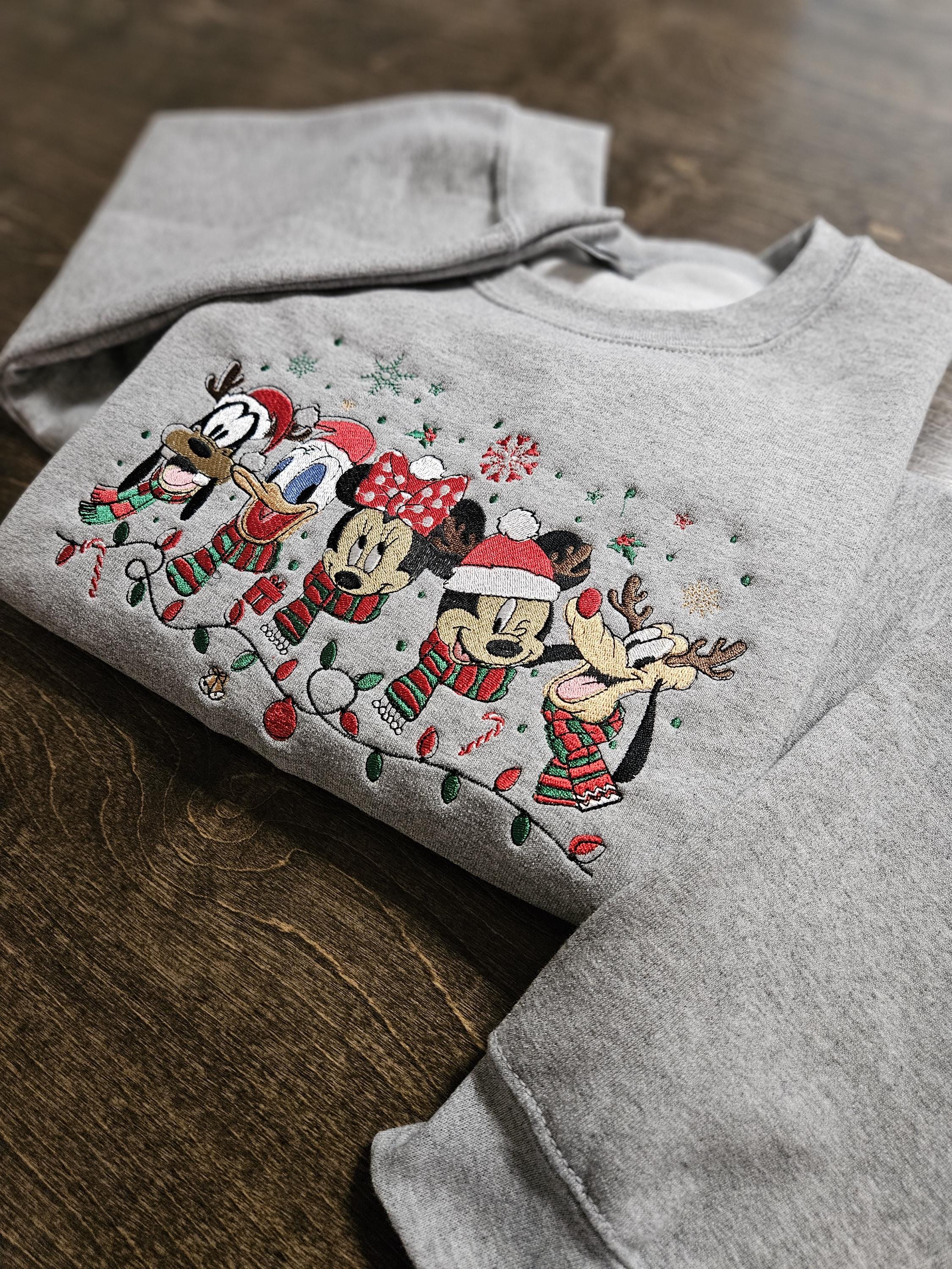 Mickey mouse christmas sweater Etsy France