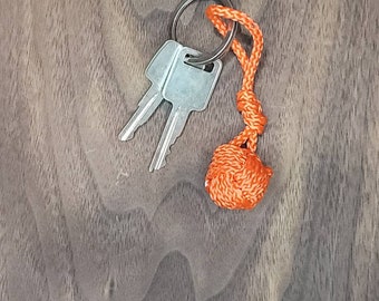 Fatti Un Nodo: Portachiavi Pugno Di Scimmia Filo Giallo Puntato Blu - Foto 11