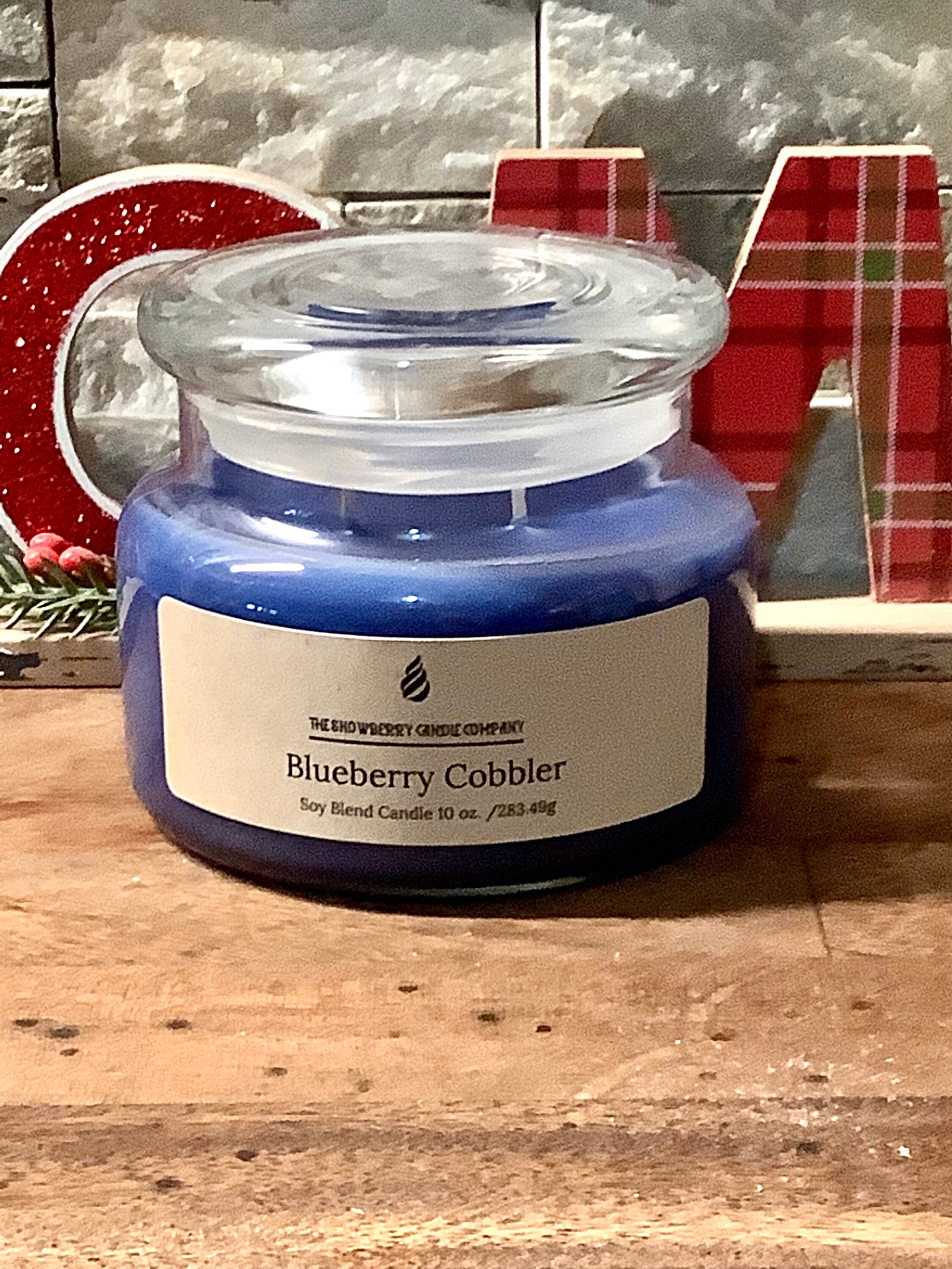 Blueberry Cobbler Soy Blend Candle 10 oz. Etsy