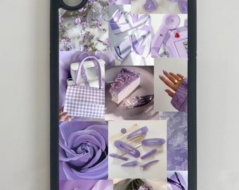 Lilac mood board phone case