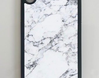 marble (white, black, multicolored) phone case