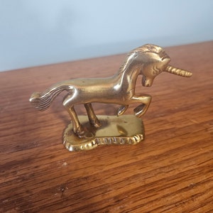 Vintage Brass Unicorn