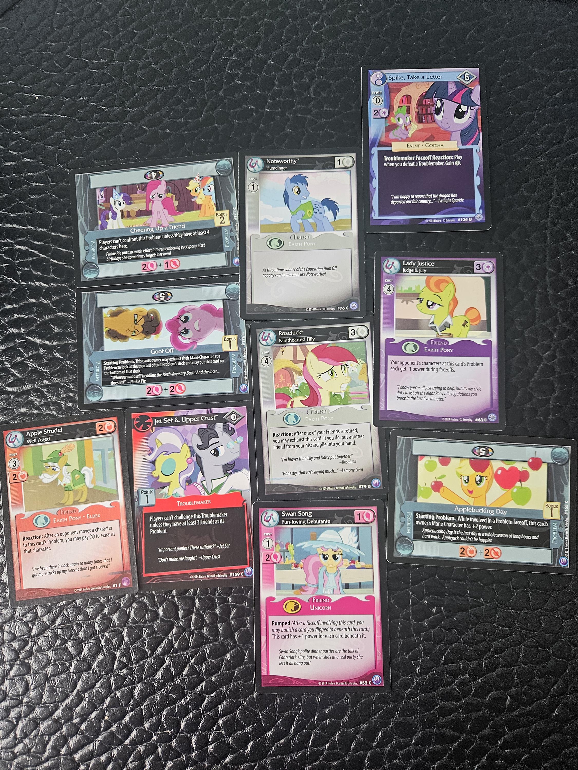 My Little Pony Collectible Card Game MLPCCG Lot of 10 Cards - Etsy UK