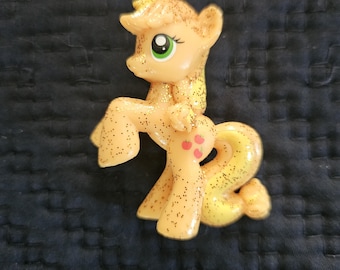 My Little Pony Crystal Empire Rainbow Collection Applejack Sparkle mini figure!