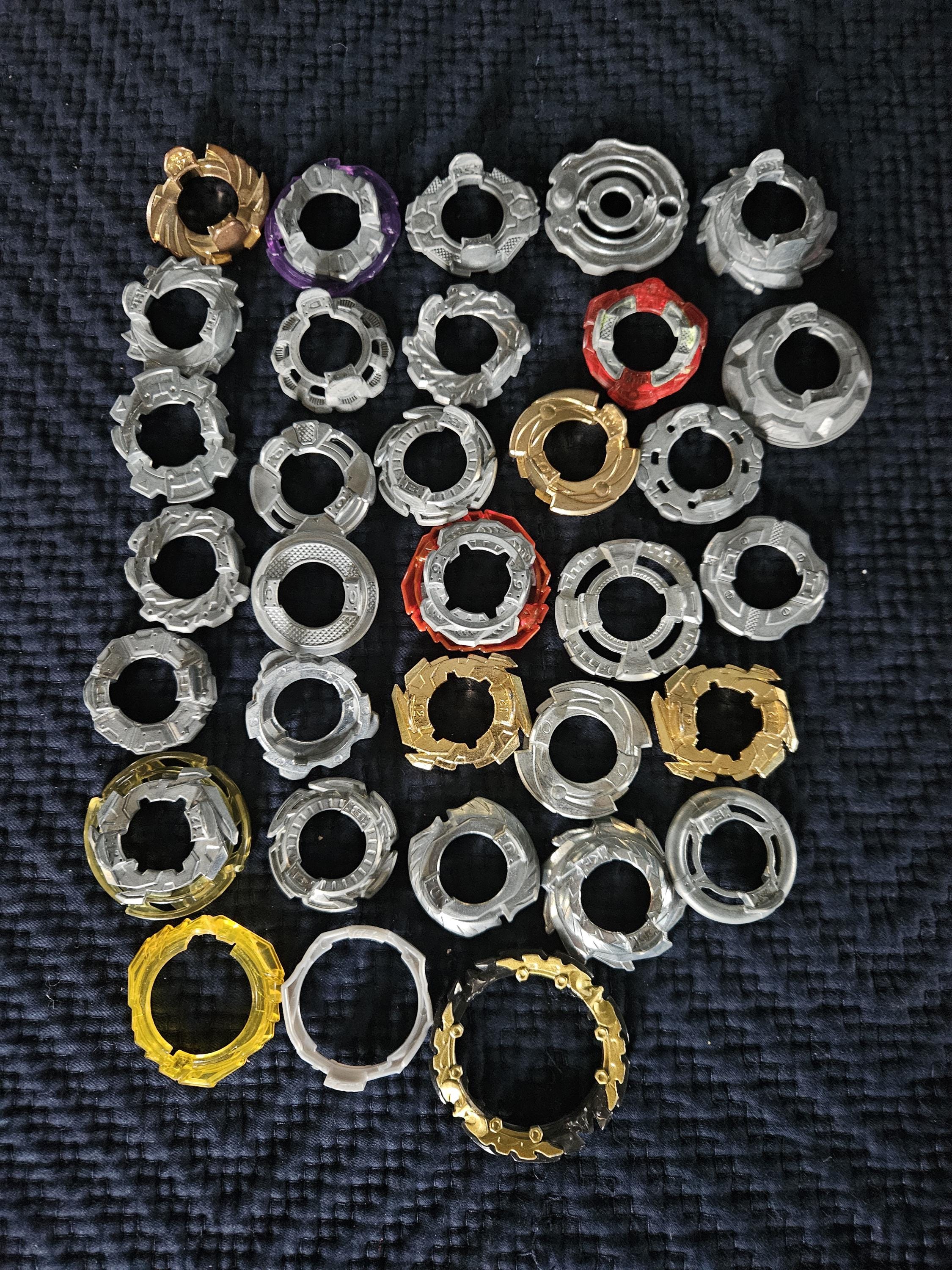 Beyblade Collectible Toys Mixed Lot of Tops, Forge Discs Etc - Etsy