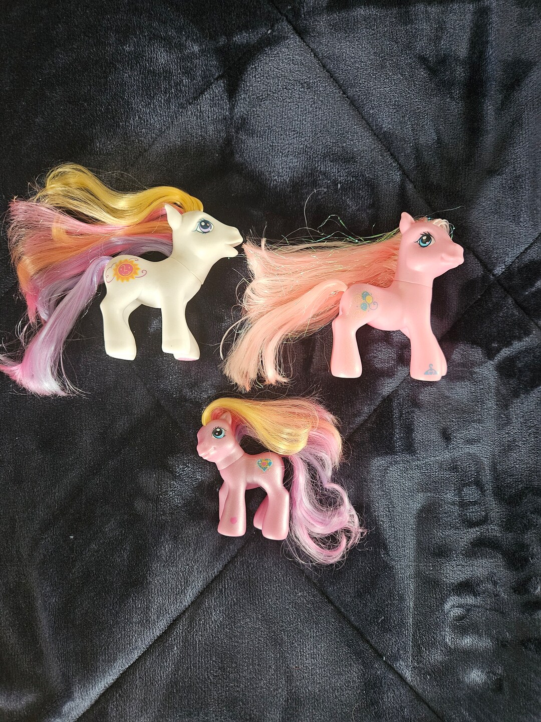My Little Pony G2 - Sunsparkle Et Baby Sunbeam - Lot De 2 Petits Poneys - Neufs Sous Blister