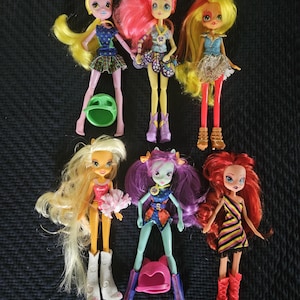 My Little Pony Equestria Girls, Choose your own! Lemon Zest, Fluttershy, Applejack, Sunny Flare, Sunset Shimmer!