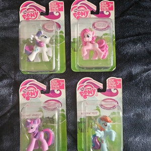 My Little Pony Blind Bag Mini Figures in box! Rarity, Pinkie Pie, Twilight Sparkle, Rainbow Dash. Choose your own!