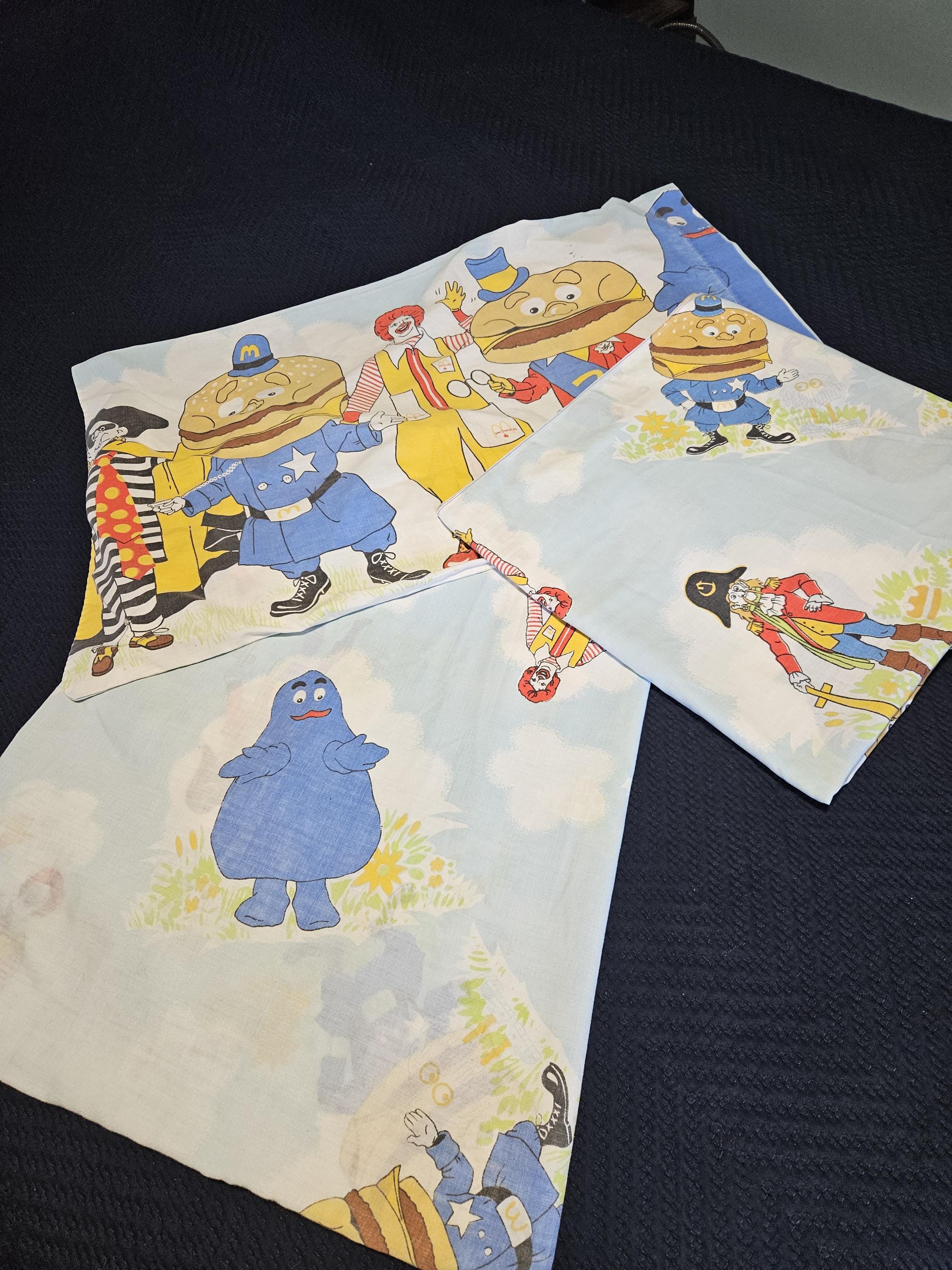 Mcdonald's Vintage Twin Sheet Set With Pillowcase! - Etsy