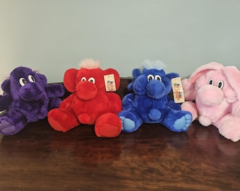 Vintage Kodak Kolorkins Fantasy Creatures Plushies- Choose Your