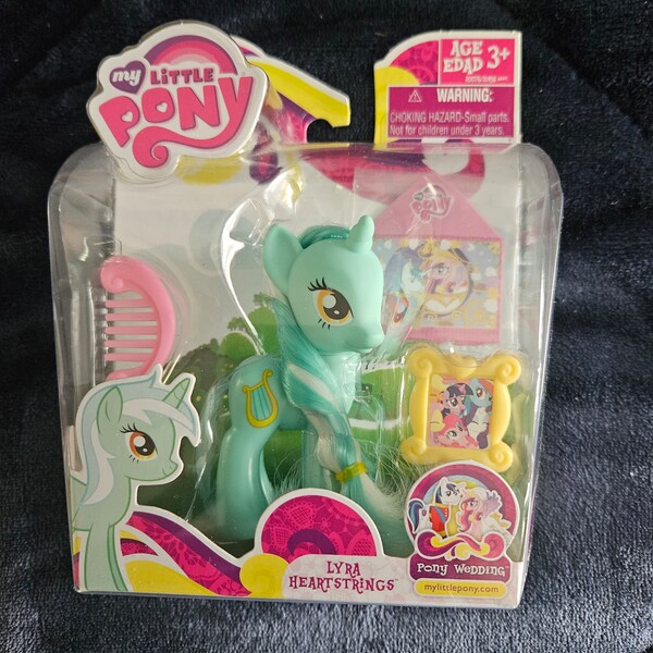 My Little Pony G4 Lyra Heartstrings pony wedding in box