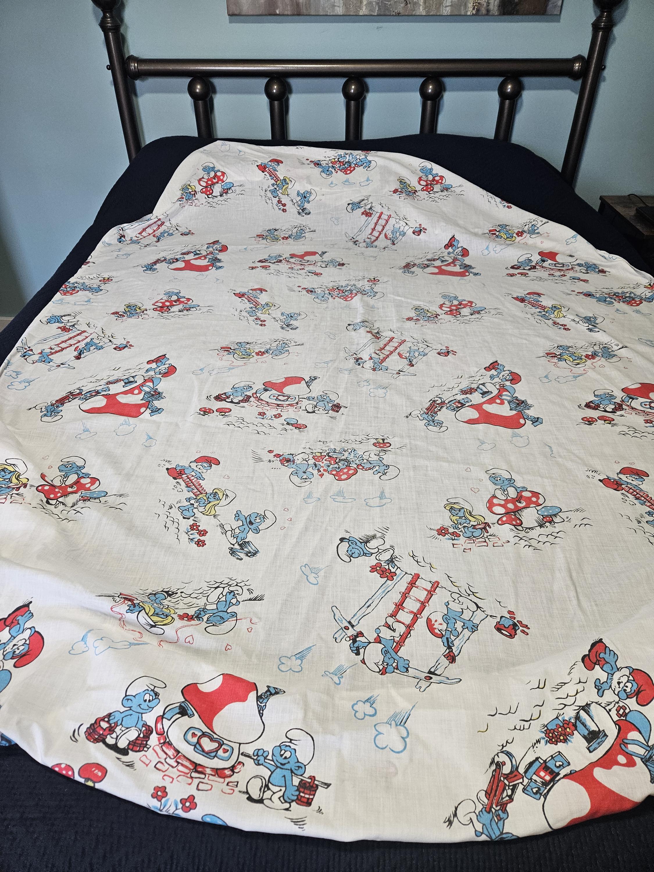 Smurf Bed Sheets - Etsy