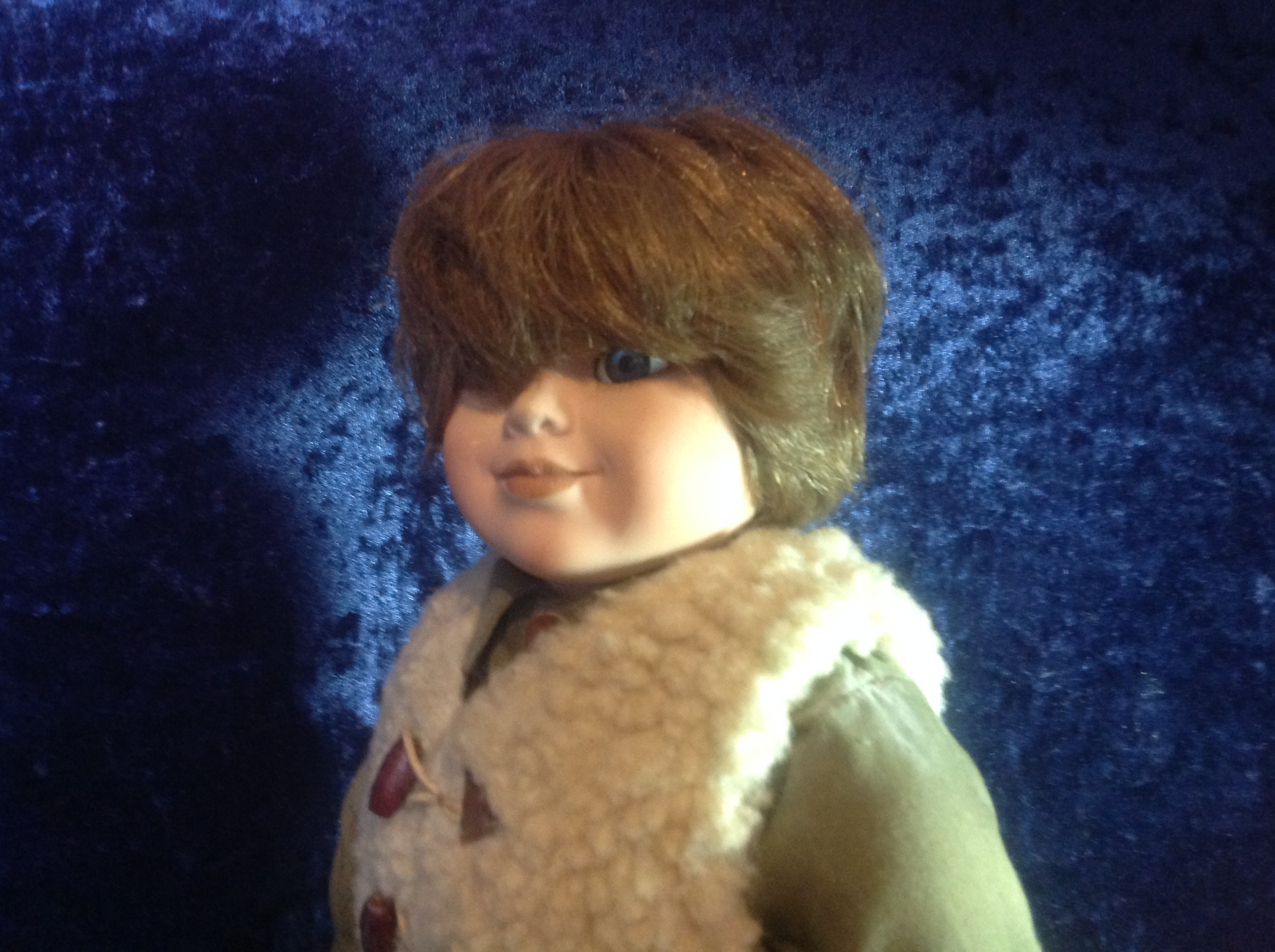 leonardo collection porcelain doll olivia