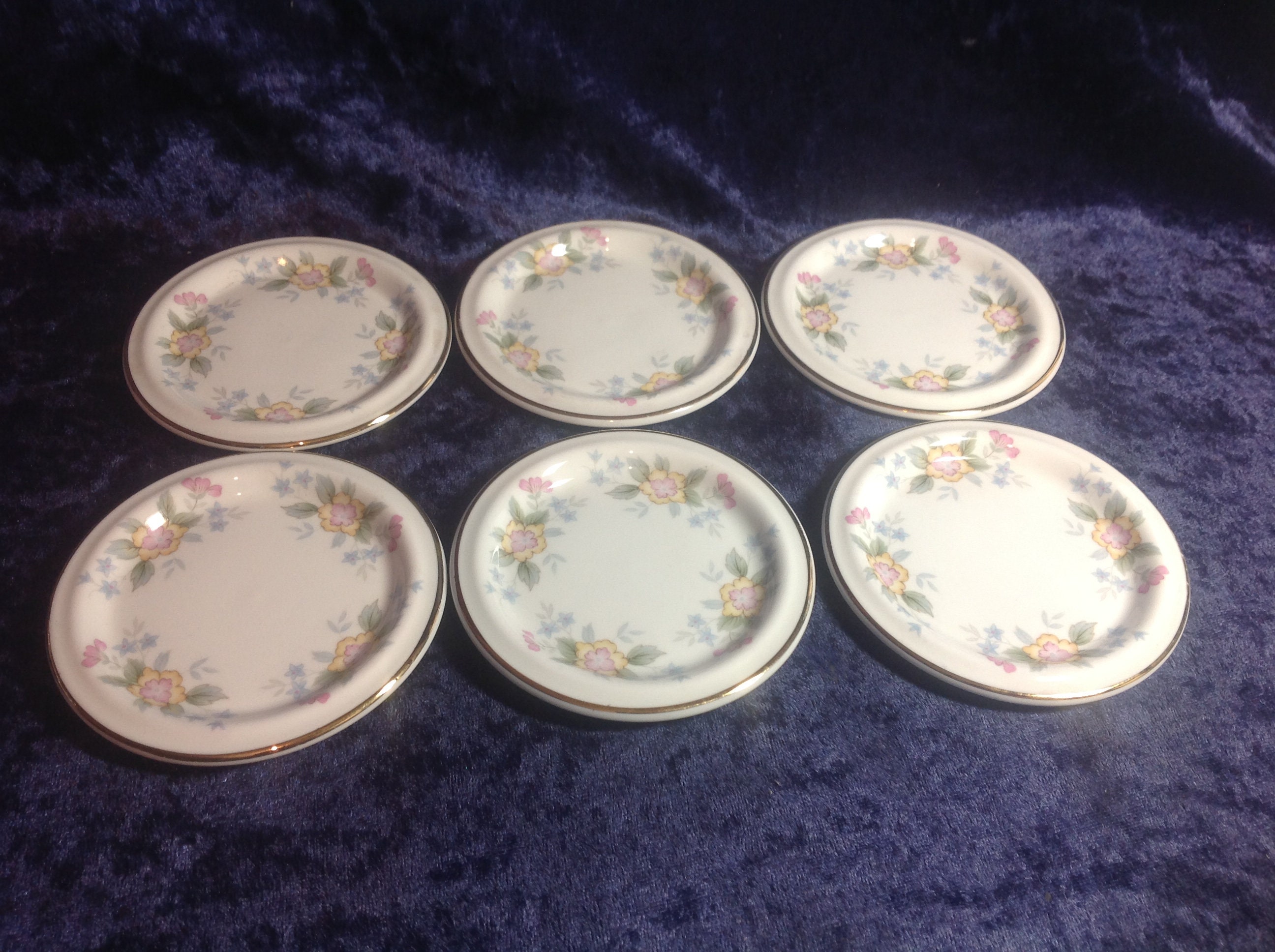 Set of 6 China Coasters Etsy