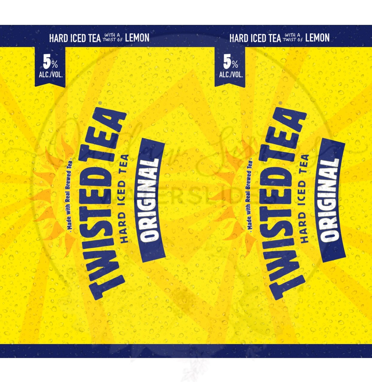 Twisted Tea waterslide clear laser printed tumbler wrap Etsy