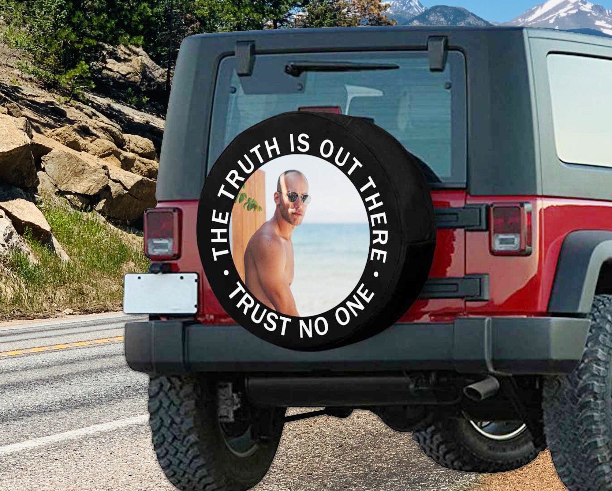 Custom tire cover deals