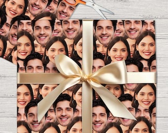 Custom Face Wrapping Paper: Personalized Photo Gift Wrap