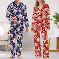 Custom Funny Christmas Face Pajamas: Sleepwear Set with Faces, Photo on Pajama Sets