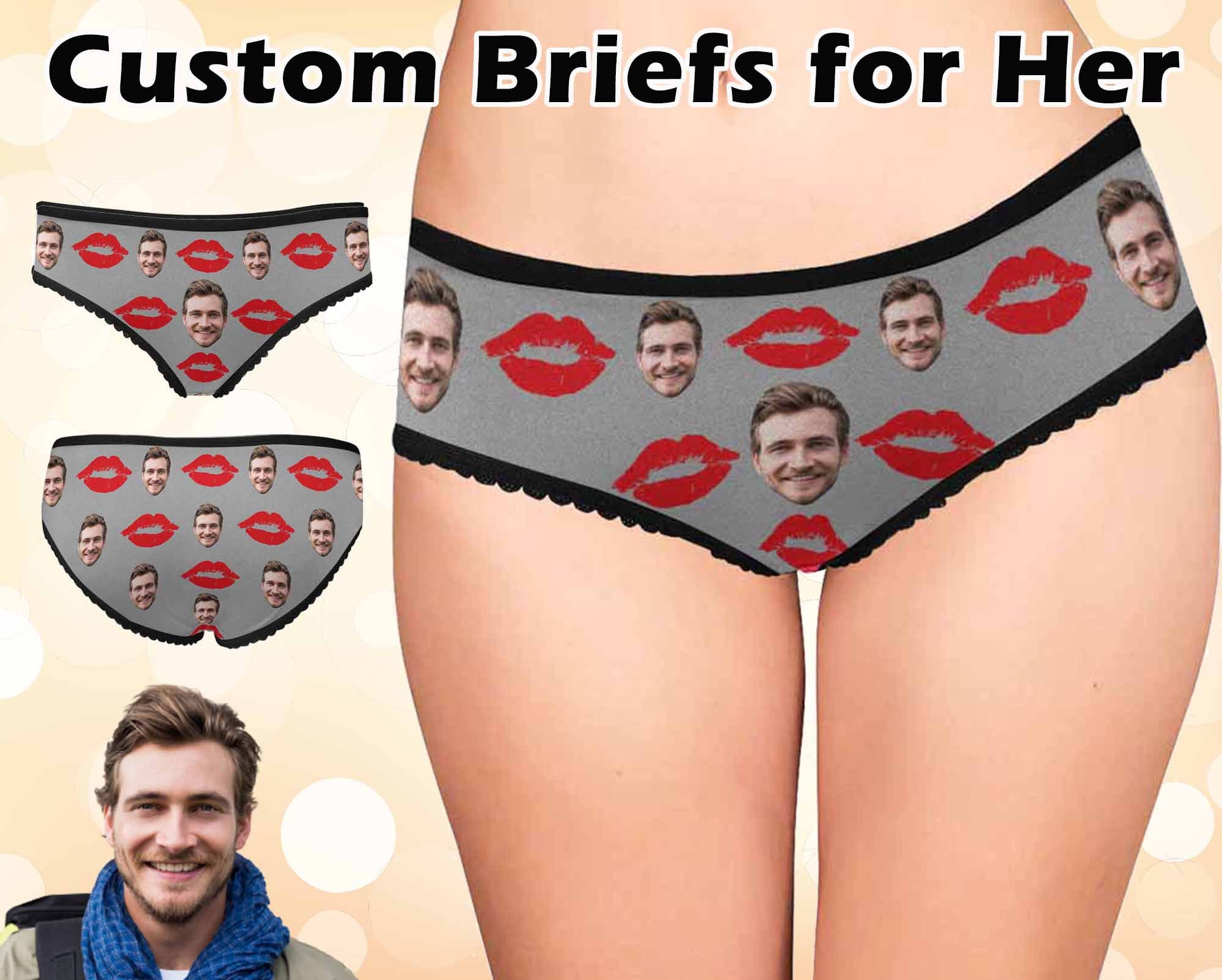 Custom Face Women's Briefs, Personalized Face Panties for Girlfriend, Women's  Underwear W Lips, Birthday/wedding /bachelorette Gift for Her -  Canada