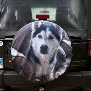 Custom Photo Tire Cover: Personalized Car Spare Tire Decoration image 3