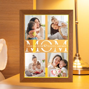 Personalized Photo LED Night Light: Mother&#39;s Day Acrylic Plaque