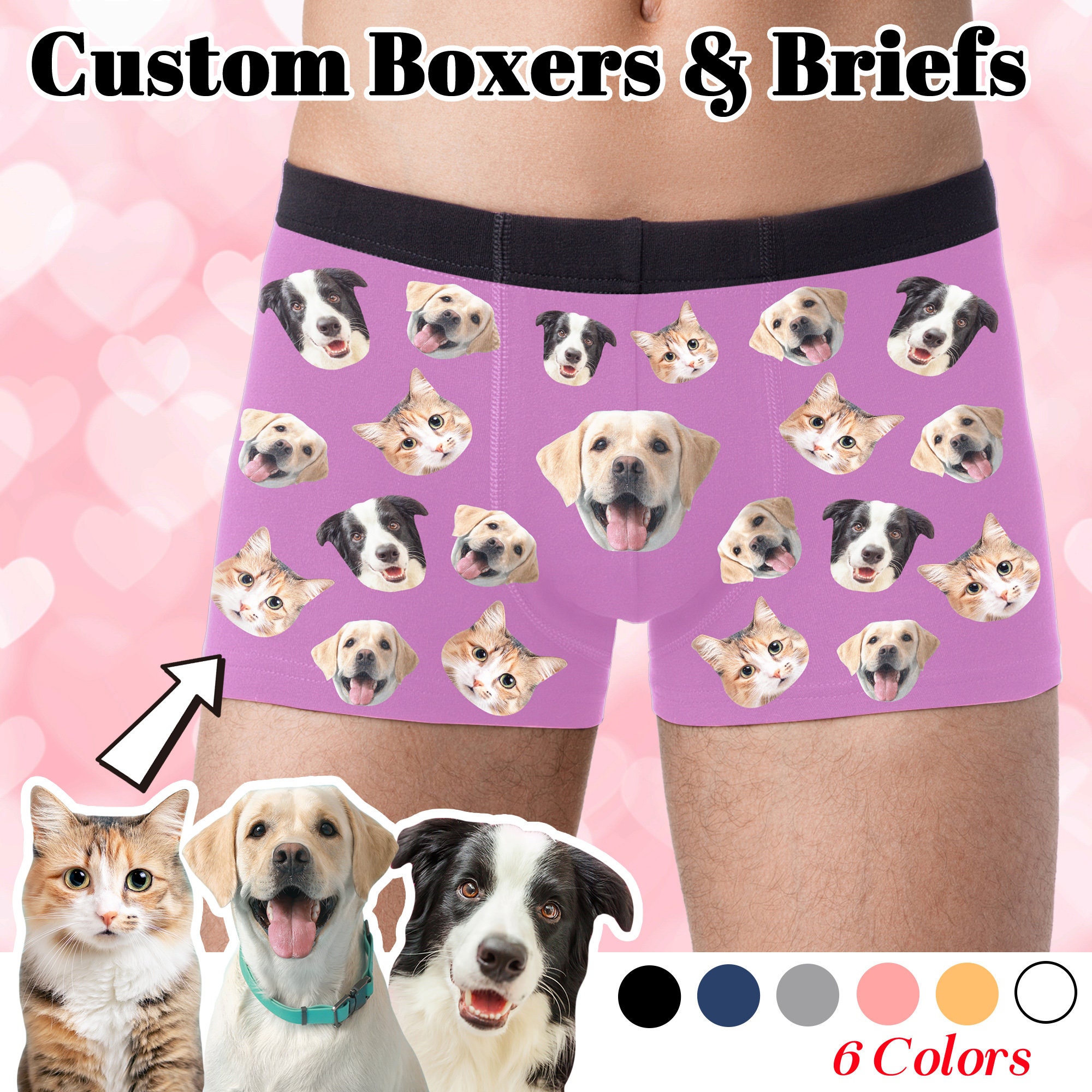 IULJH Pet Panties Print Dog Stripes Polka Dot Lingerie Shorts Pet Supp –  KOL PET